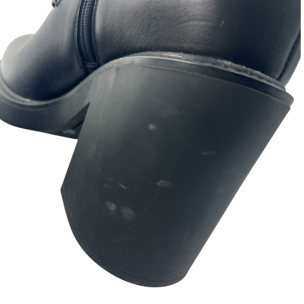 Gucci Logo Leather Platform Ankle Boots Black 40‎ - Picture 14 of 16